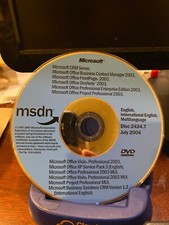RARE NEW AUTHENTIC MSDN Microsoft  Office Pro, CRM Business Solutions , etc, DVD picture