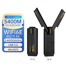 WiFi 6E USB 3.0 AXE5400 Network Card Tri-Band 2.4G/5G/6G Adapter for PC Laptop picture