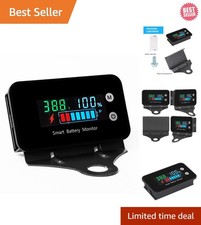 All-in-One Battery Monitor -  Waterproof with Temperature & Buzzer Alerts picture