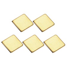 5 Pack 12x12x1mm IC Chip Heatsink Copper Pad Thermal Kit Cooler Shim w/ Adhesive picture