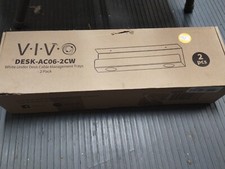 VIVO White Dual Under Desk 17