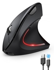 TECKNET Ergonomic Mouse, Rechargeable Vertical Ergo Mouse Wireless 800-4800 L... picture