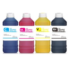 4x1000ml High quality Eco Solvent Ink For Konica 512 512i 1024 1024i Print head picture