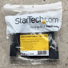StarTech 6ft DisplayPort to DVI-D Male Cable Black DP2DVI2MM6 picture