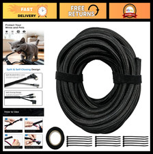 25FT Braided Wire Loom Tubing 1/4