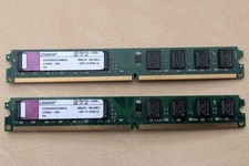 Kingston 4 GB (2x2GB) DDR2 2Rx8 PC2-6400 DDR2  Desktop Memory Low Profile picture