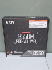 NEW MSI B550M PRO-VDH WIFI AMD Ryzen AM4 Micro ATX Motherboard DDR4 SATA 6Gbs picture