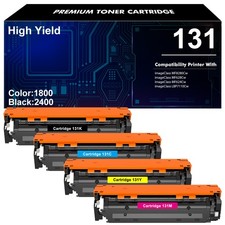 4PACK CRG131 Toner for Canon 131 imageCLASS LBP7110Cw MF624Cw MF628Cw MF8280Cw picture