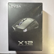 EVGA X12 Wired Gaming Mouse White 8k Dual Sensor 8 Buttons Light NEW SEALED picture