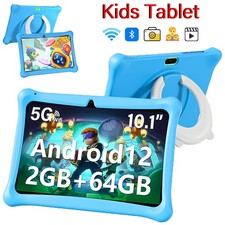 SGIN Kids Tablet 10.1 inch Android 12 Tablet for Kids 64GB Bluetooth Camera picture