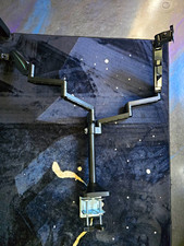 Eureka Ergonomic Dual Monitor Desk Mount Arm 17-32in VESA 75/100 Black picture