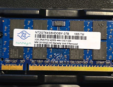 Nanya 2GB DDR2-533 PC2-4200S SODIMM RAM LOT of 7 NEW SEALED Matched 14GB picture