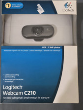 logitech webcam C210 VGA 1.3MP photos works on multiple platforms picture