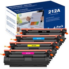 4PK W2120A 212A Toner Compatible With HP Color LaserJet  M578c M554dn WITH CHIP picture