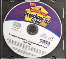 preschool 1sr grade r. rabbit Learn to read w/phonics adventure  workshop disc  picture