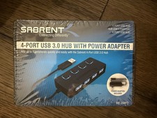 New Sabrent 4-port usb 3.0 hub with Power Adapter picture