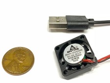 USB 2006 micro Small 5V DC Cooling Fan 20mm 6mm 2 Pin Mini axial 2cm E36 picture
