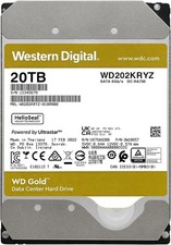 WD Gold 20TB WD202KRYZ - SATA 6G/s, 7200rpm, 512MB cache (New, sealed) picture