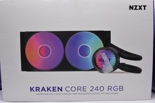 NZXT Kraken Core 240 RGB AIO CPU Liquid Cooler 240mm Radiator AM5 AM4 Black picture