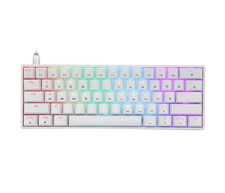 SKYLOONG GK61 60% Hot-Swap Optical Gaming Keyboard RGB Glacier Yellow White GK61 picture