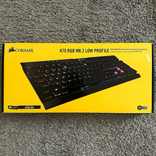 Corsair K70 RGB MK.2 Low Profile Mechanical Wired USB Keyboard English picture
