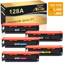 5PK CE320A CE321A CE322A CE323A 128A Toner for HP Laserjet Pro CM1415fnw CP1525n picture