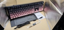 AULA Wind F108 Pro Wireless/2.4G/Wired Mechanical Keyboard Pink Gradient picture