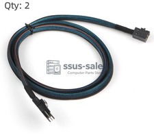 2PCS SFF-8643 to SFF-8087 SAS Cable 1 Meter For Server RAID Card hard backplanes picture