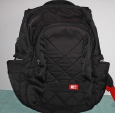 Case Logic Padded Computer Laptop Backpack Black 18