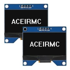 White 1.54 Inch OLED Module 128x64 SSD1309 Driver IIC I2C Display Board 2 PCS picture