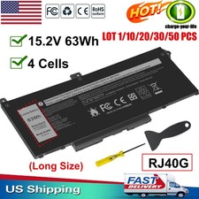 ✅LOT For Dell Latitude 5420 5520 Precision 3560 63Wh Battery 075X16 WY9DX RJ40G picture