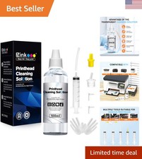 Printhead Cleaning Kit  HP, Epson,Canon, Brother & Lexmark 100ml High Efficiency picture