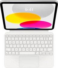 Genuine Apple Magic Keyboard Folio for iPad (A16) MQDP3LL/A - White - No Box VG picture