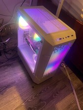 MidRange highly futures proof gaming computer pc all white picture