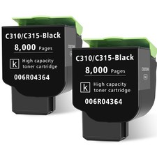 for Xerox C315 C310 Toner Cartridge Black 2 Pack 8000 Pages 2 Pack, picture