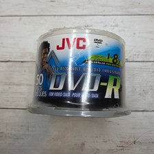 JVC VD-R47EU50 DVD-R Recordable Discs 50 Pack 4.7GB 120min 8x Spindle New picture
