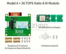 NEW Hailo 8 AI Acceleration Module Based On 26TOPS + M2 HAT For Raspberry Pi 5 picture
