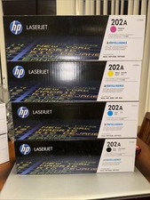 HP 202A LaserJet Toner Cartridge 4-Pack Black Cyan Magenta Yellow picture