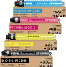 IM C4510 IM C6010 Toner Cartridges 4 Pack with Chip High Yield Compatible ++++++ picture