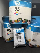 Lot of 4 HP 95 Tri-Color Ink Cartridge Genuine OEM NEW  picture