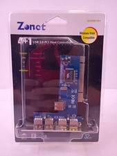 Zonet ZUH2215V 4 +1 Ports USB 2.0 PCI Host Controller For Your Network New  picture
