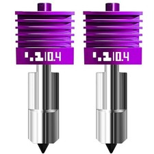 2 Pcs 0.4mm Hotend Nozzle for 3D Printers A2L H2D H2S H2C X2D P2S picture