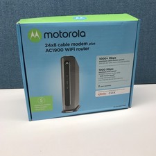 Motorola MG7700 Dual-Band Wireless-AC Router with DOCSIS 3.0 Cable Modem - Black picture