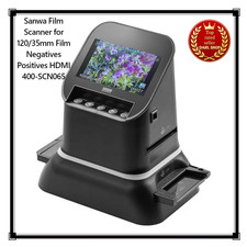 Sanwa Film Scanner for 120/35mm Film Negatives Positives HDMI 400-SCN065 NEW JP picture