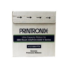 PRINTRONIX 41U1680-PTX LLC 6500 ULTRA CAPACITY SPOOL RIBBON 6 PACK. YIELDS 81M picture