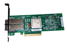 Lot of 2 IBM 42D0516 Qlogic 8gb Dual Port Pci-e X8 Fibre Channel Host Bus Adapte picture