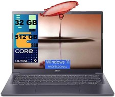 Acer Aspire 14 AI Portable 14 in WUXGA Touch Ultra 9 288V 512GB SSD 32GB DDR4 picture