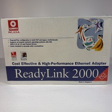 Vintage Compex ReadyLink 2000 Ethernet Adapter – New Old Stock / Factory Sealed picture
