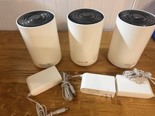 TP-LINK Deco XE75 AXE5400 Wi-Fi 6E Router Mesh System - White (3-Pack) picture
