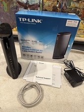 TP-LINK TC-W7960 DOCSIS 3.0 Cable Modem Router 300Mbps WiFi 4 LAN USB Open Box picture